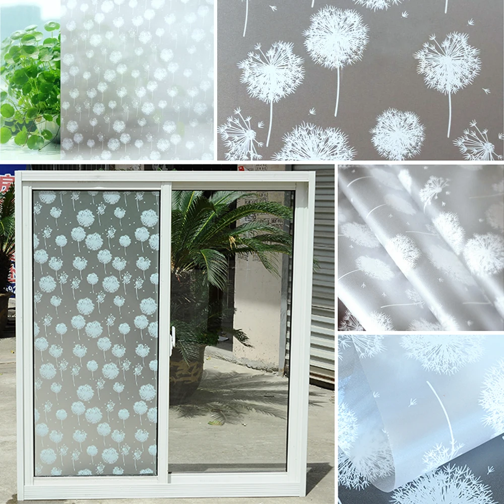Rainqeen 45x200 см матовая защитная пленка для окон, самоклеющаяся водонепроницаемая ПВХ пленка для спальни, ванной комнаты, сделай сам, домашний декор
