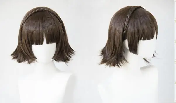 Persona 5 волос парики Persona5 волосы Джокер пантера череп лиса Akira Kurusu Косплей футаба Сакура парики
