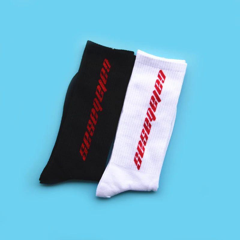 MOQ10pairs новые носки Calabasas хлопковые длинные спортивные баскетбольные мужские