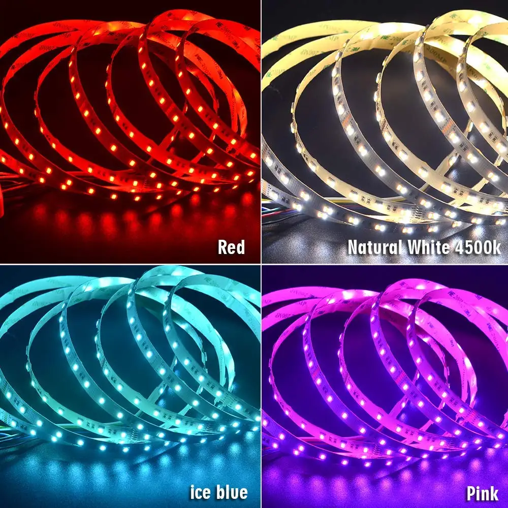 24VDC RGB + CCT 5 фишек в 1 супер яркий светодио дный с гибким Светодиодные ленты высокий