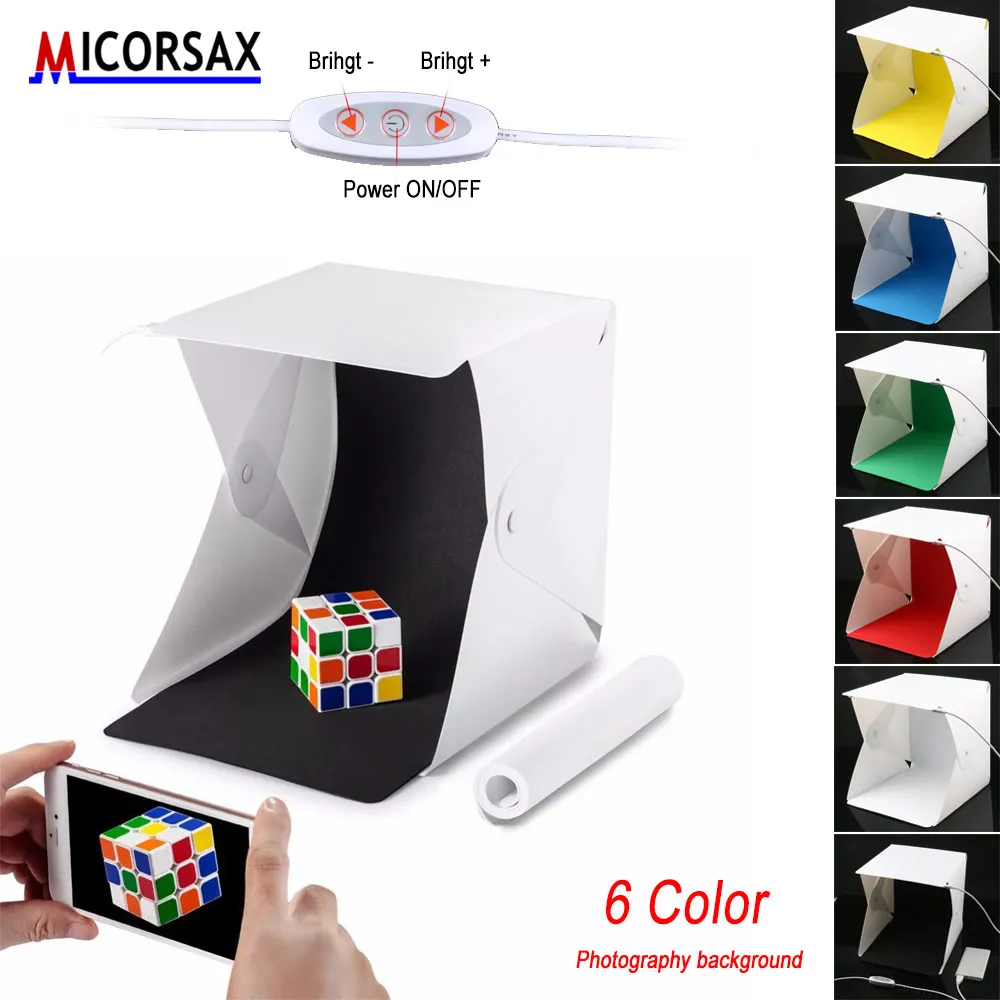 Портативный складной контроллер рассеиватель Lightbox мягкая световая коробка 6