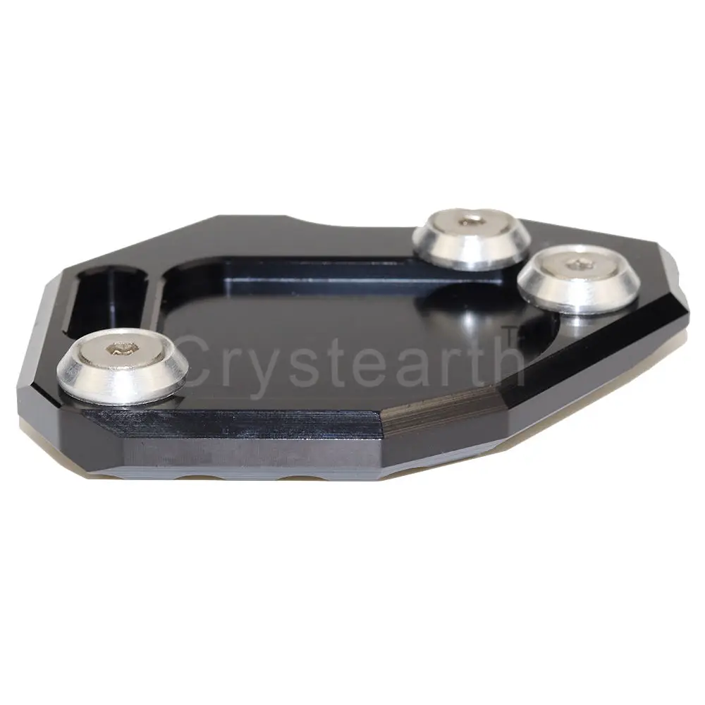 Черная подножка боковая подставка удлинитель опорная пластина для BMW F800GS F800 GS 2008