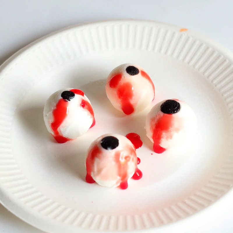 Nicole Silicone Mold Eyeball Shape for Ice Cream Mousse Cake Tool Halloween Theme Handmade Soap Mould | Дом и сад