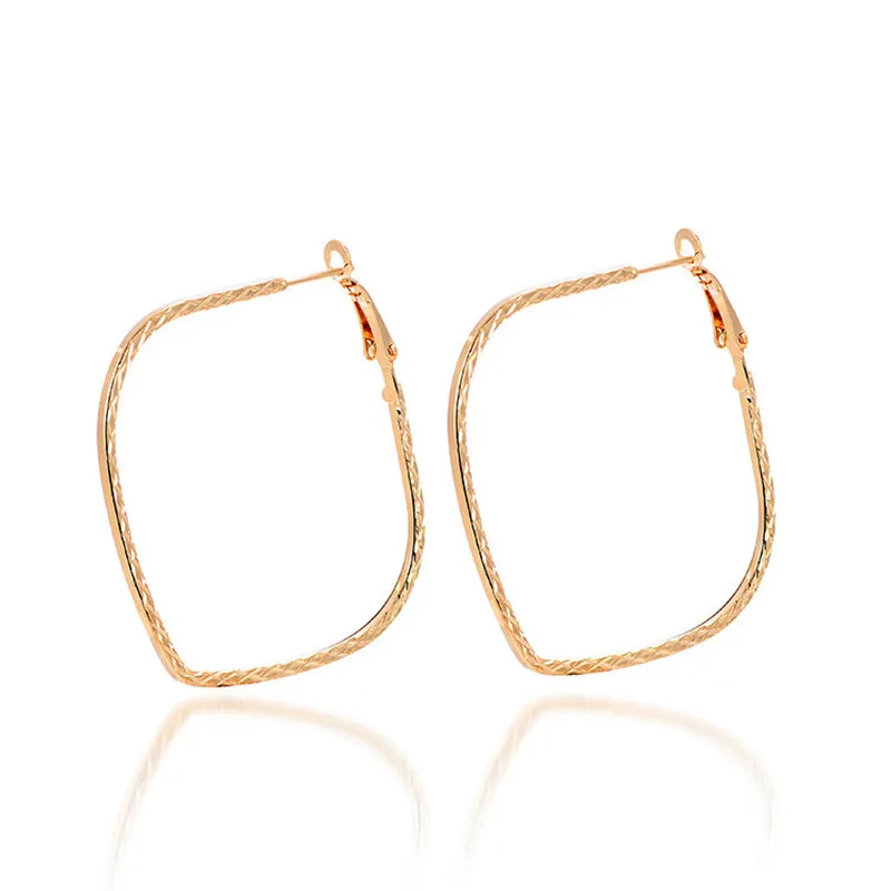 Большие висячие серьги для женщин геометрические круглые массивные женские 2020