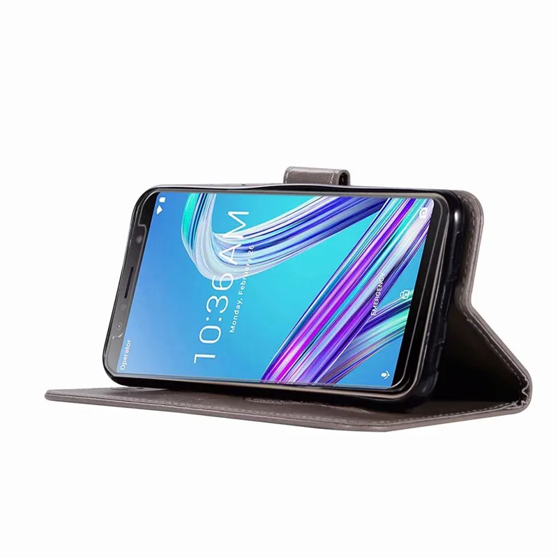 Чехол для Asus Zenfone Max Pro M1 ZB601KL откидной кошелек из искусственной кожи сумка