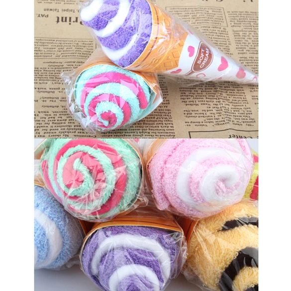 5 шт. полотенце для мытья в форме мороженого|ice cream gift|washing toweltowel ice |