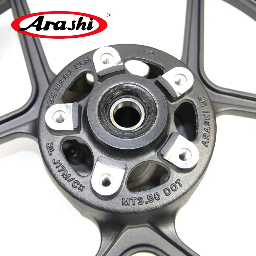 Обод переднего колеса Arashi NINJA ER6N 09 12 для KAWASAKI матовые черные обода Z750 Z800 2009 2012 2010 2011