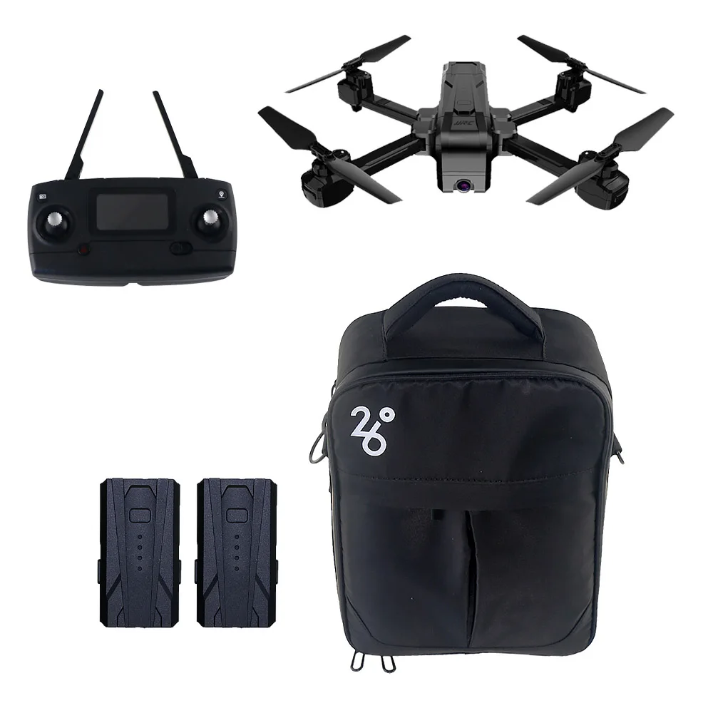 2 Batteries with bag JJRC H73 Дрон с GPS 1080P HD камера fpv-квадрокоптер складной Радиоуправляемый квадрокоптер 5 ГГц WiFi Профессиональный вертолет Следуйте за мной - Цвет: 2 Batteries with bag