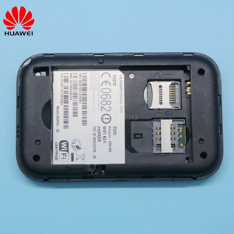 Разблокированным использоваться Huawei e5372 e5372s 32 с Antena 4G LTE 150 Мбит/с Cat 4 Карман Wi Fi Rotuer