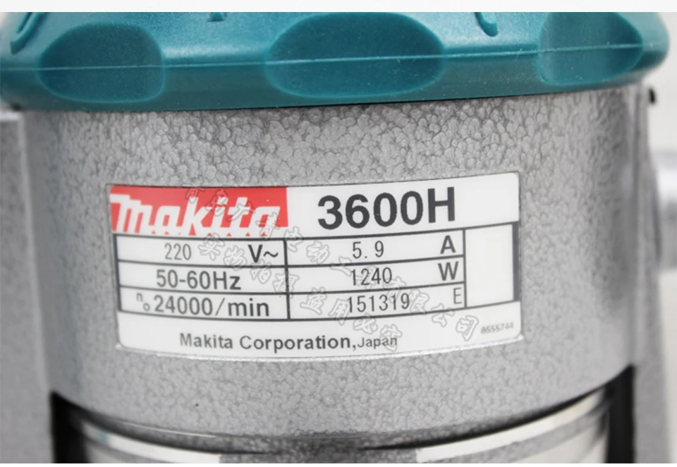 Оригинальная японская деревообрабатывающая гравировальная машина Makita 3600H для