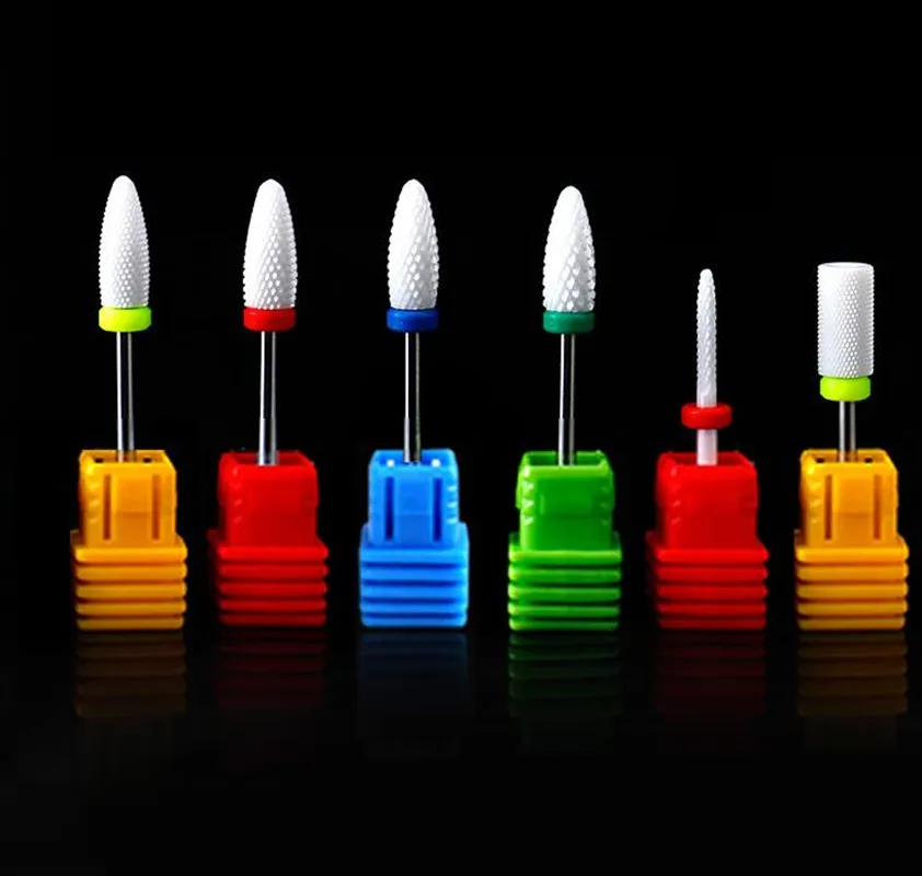 Керамическая Шлифовальная головка для ногтей инструменты маникюра и педикюра