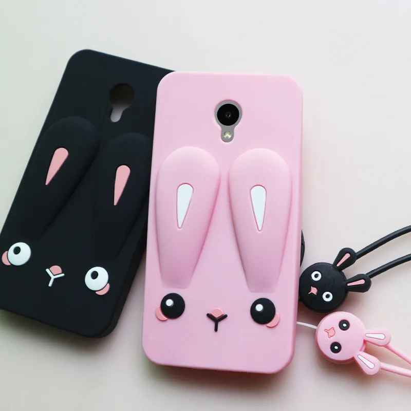 Модный мультяшный противоударный чехол для Meizu M6 M5 M5C M5S M3S Mini M3 Note с заячьими
