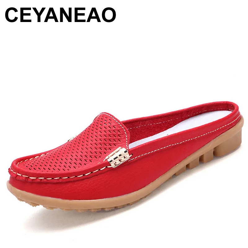 CEYANEAONew Women's Shoes Genuine Leather Moccasins Mother Loafers Soft Leisure Flats Female Ladies DrivingBalletCasual Footwear | Обувь