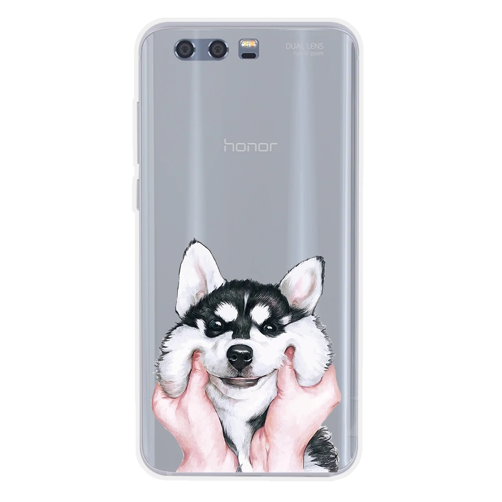 Чехол для Huawei Honor 9 Мягкий ТПУ силиконовый классный роскошный защитный чехол Honor9