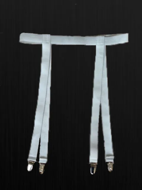 Новинка женские белые Сексуальные Металлические рандомные чулки подвязки пояс