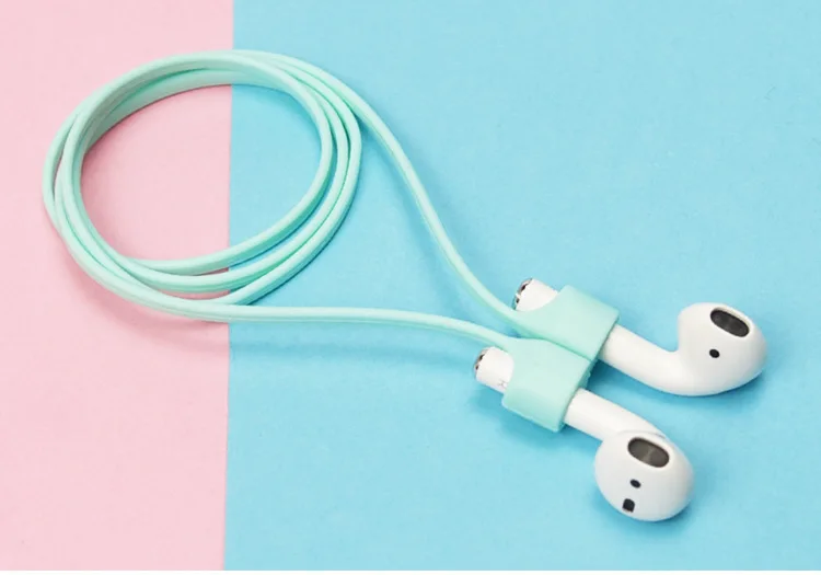 Магнитная анти-потерянная веревка для Apple airpods беспроводная гарнитура Магнитная с функцией Bluetooth, силиконовая ремешок анти-потерянная линия наушники ремешок