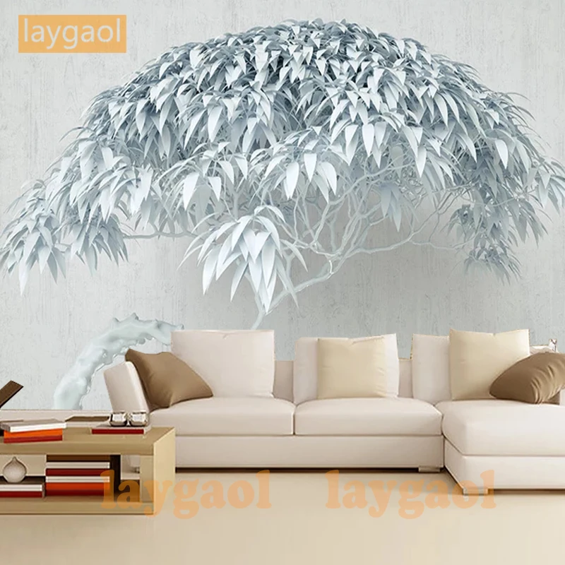 Пользовательские 3D фото обои оригинальность один большой дерево lmitation камень