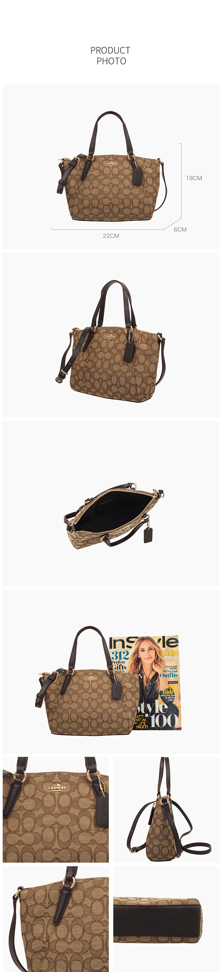 Мини-сумка через плечо Kelsey с надписью Coach Outline F27580