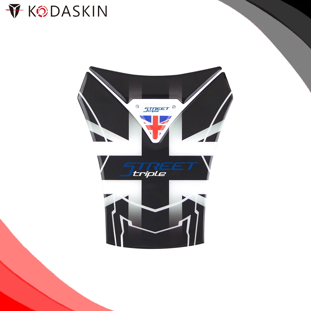 

3D Защитная Наклейка KODASKIN на бак, защитная наклейка, эмблема для улицы, маленький белый, тройной