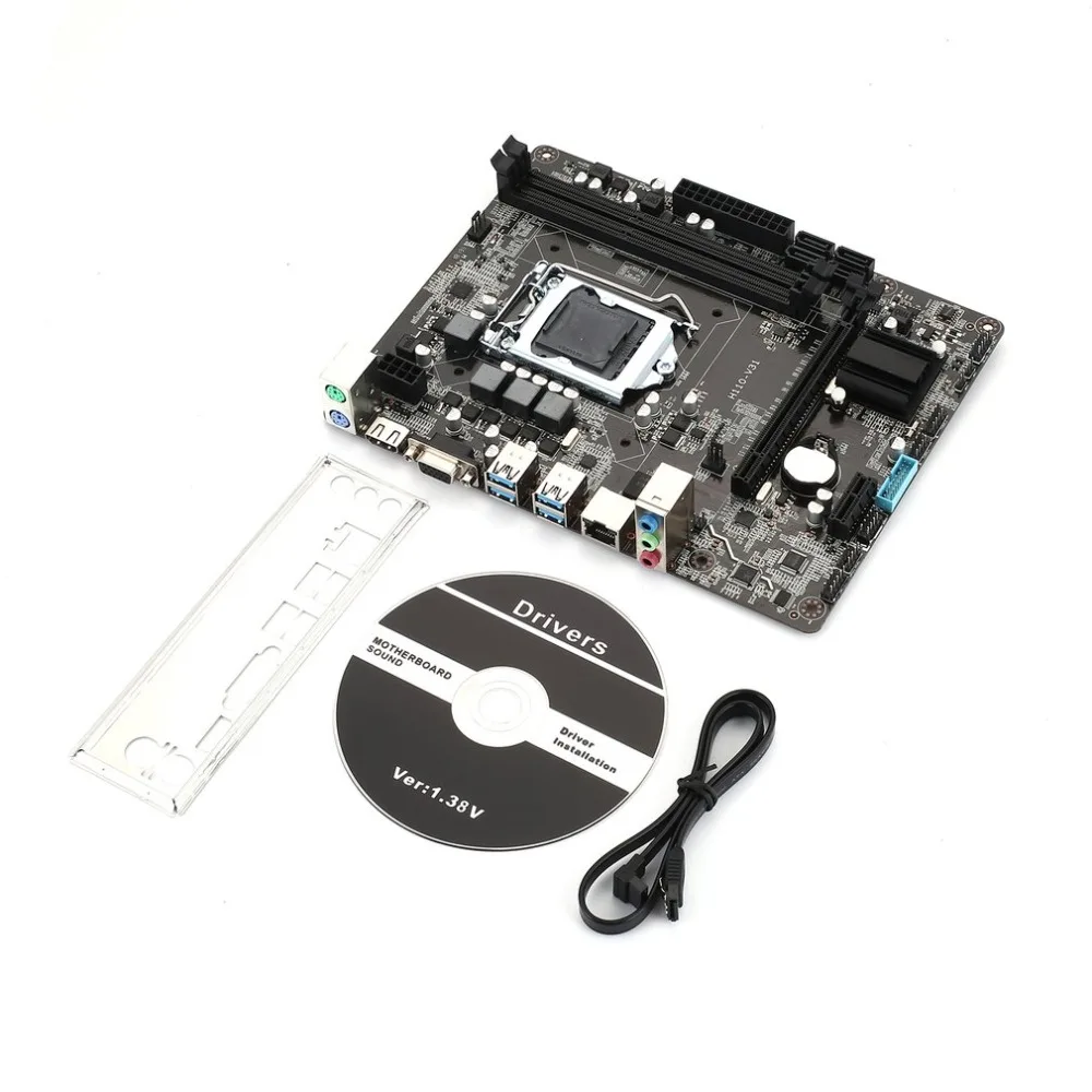 Материнская плата H110 V31 для ПК материнская DDR3 LGA1151 настольного компьютера макс. 16