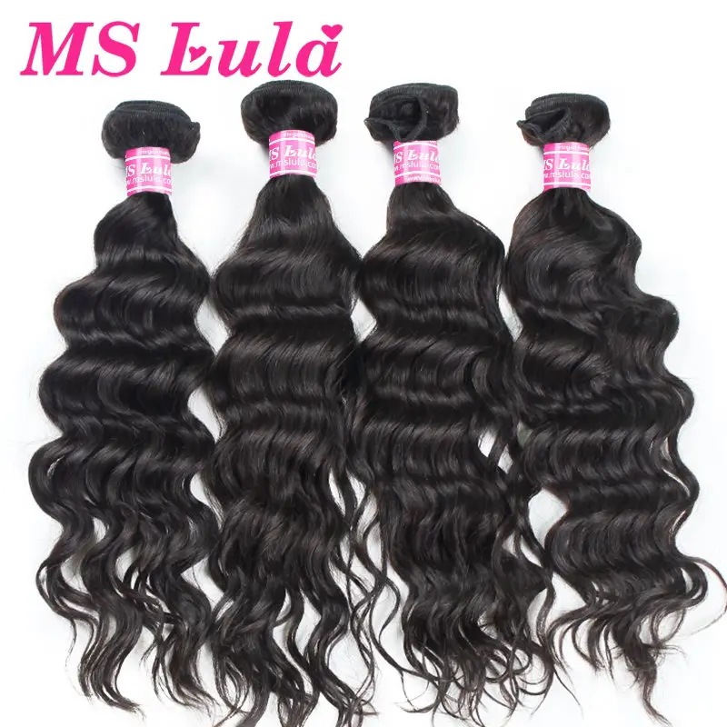 Wholesale Freeshipping unprocessed virgin brazilian hair weaving bundles Natural Wave 1kg 10pcs ms lula |