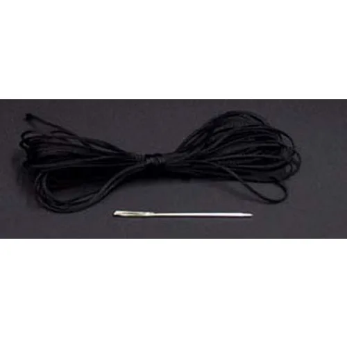 Black line needles Чехол рулевого колеса автомобиля 38 см 40 см ручной сшитый DIY микрофибра крышка колеса автомобиля с иглой и резьбой аксессуары для интерьера - Название цвета: Black line needles