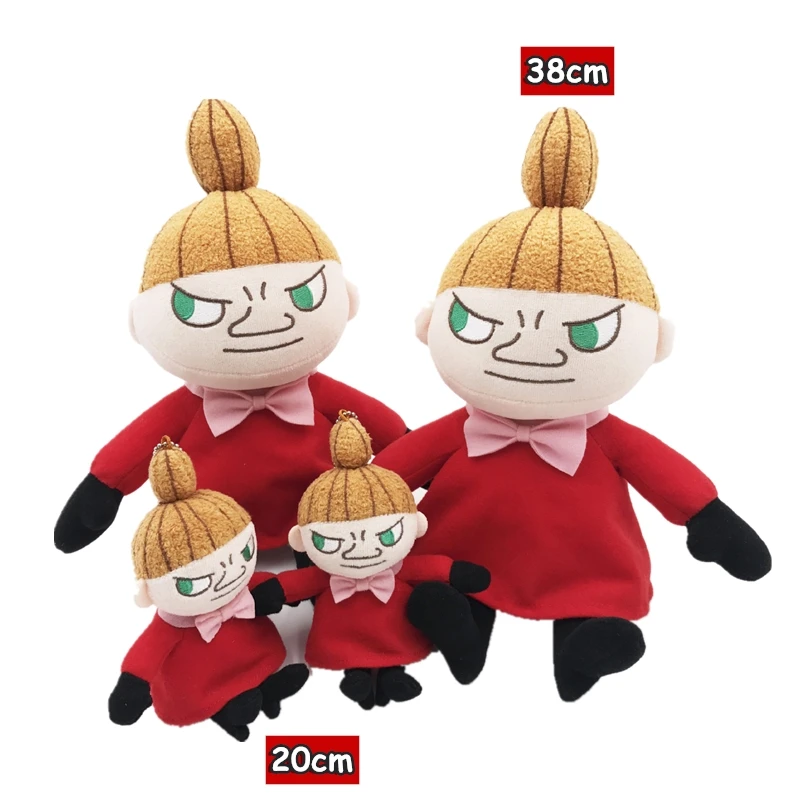 20 см Muumi Little My резиновая фигурка героя плюшевая игрушка Бегемот семья подлинный