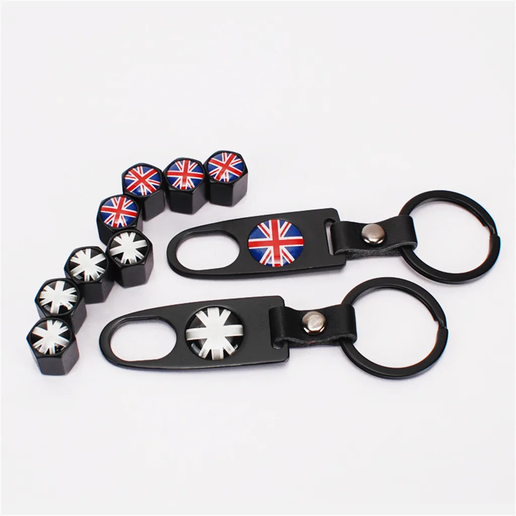 Национальные Флаги Великобритании Автомобильные Колесные шины клапаны из