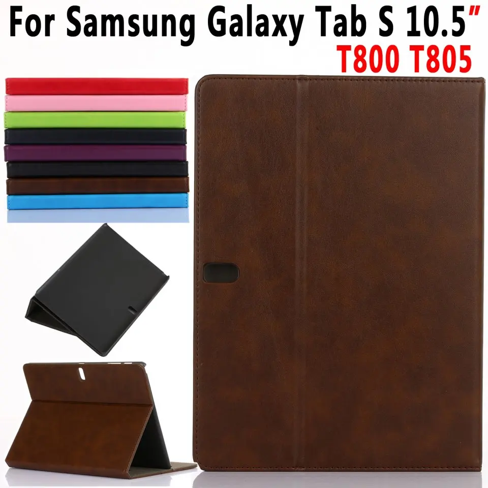 Премиум кожаный чехол для Samsung Galaxy Tab S 10 5 T800 t805 Smart Case Чехол принципиально с карт