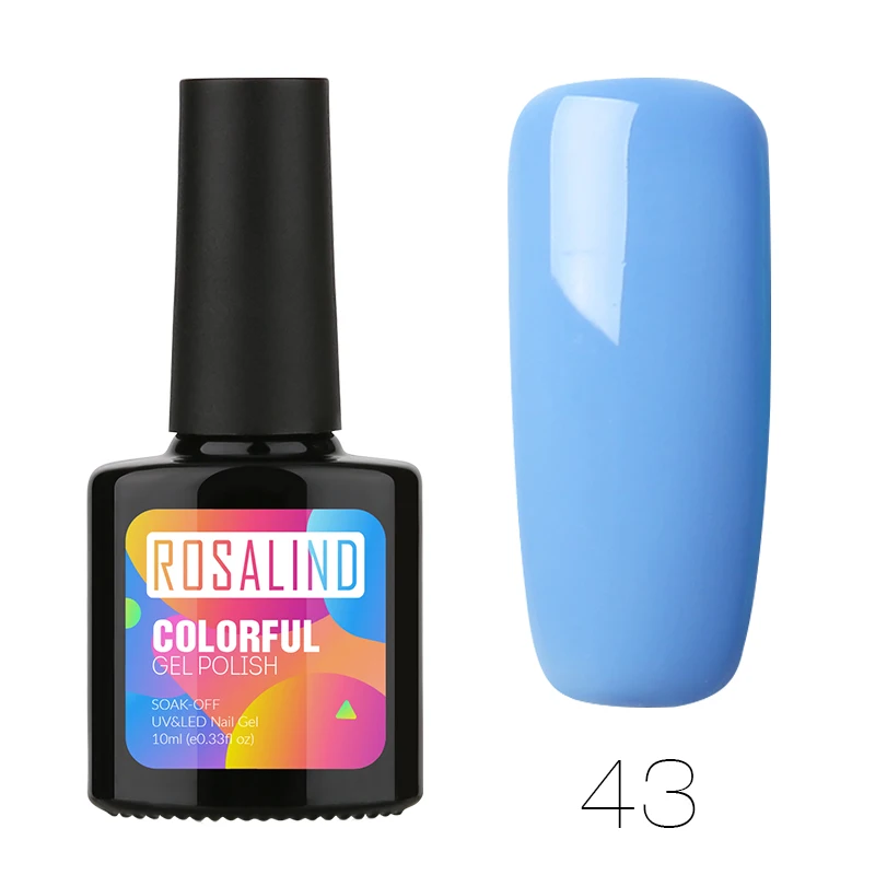 Glass 43 Гель-лак ROSALIND для ногтей, УФ-цвет, светодиодный Праймер, набор для нейл-арта, базовый слой, гель-гибридные Лаки, Гель-лак для ногтей - Цвет: Glass 43