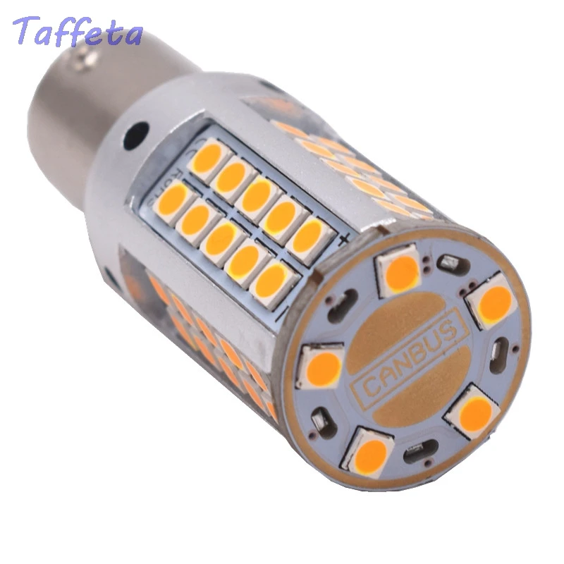2 шт. хвост светильник 1156 BA15S P21W BAU15S 3030 55SMD 45 Вт Поворотная сигнальная лампа для