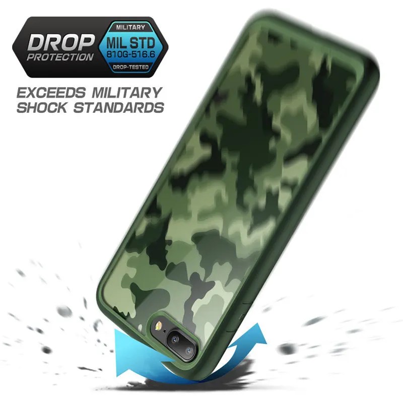 SUPCASE для iphone 8 Plus (2017 выпуск) UB стиль камуфляж Цвет Премиум гибридный защитный