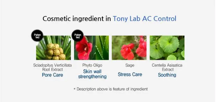 Лучшая корейская косметика Tony Lab AC контроль акне пенка очищающее средство 150 мл Очищающее средство для лица средство для удаления угрей увлажняющее отбеливание