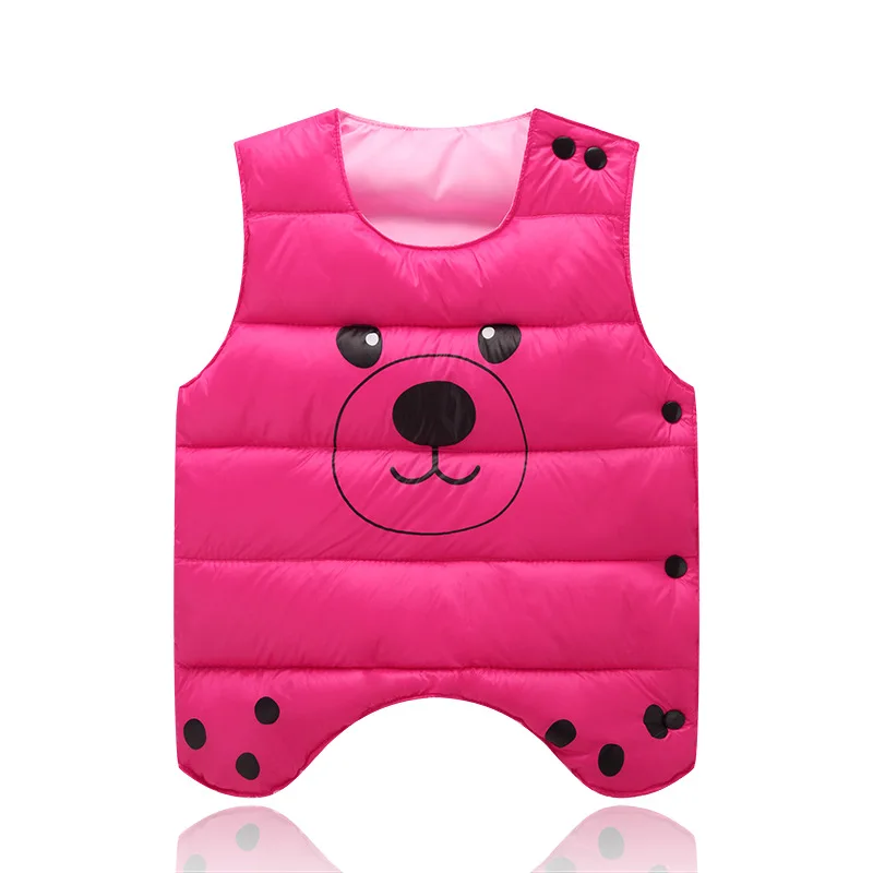 Детский жилет с рисунком ангела хлопковая верхняя одежда для мальчиков и девочек