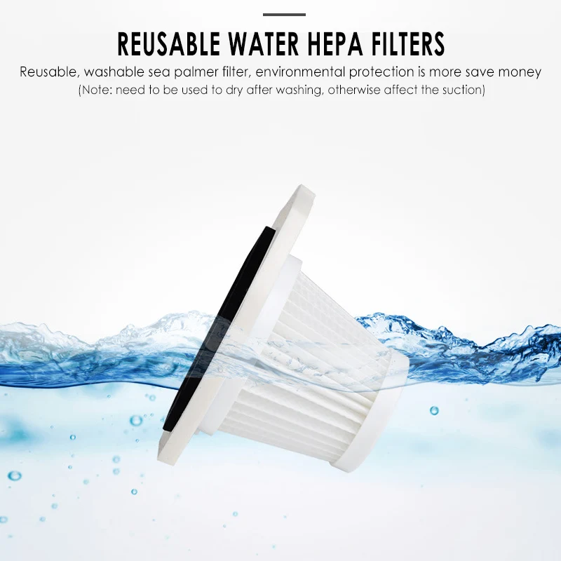 Беспроводной автомобильный пылесос перезаряжаемый для влажной и сухой уборки