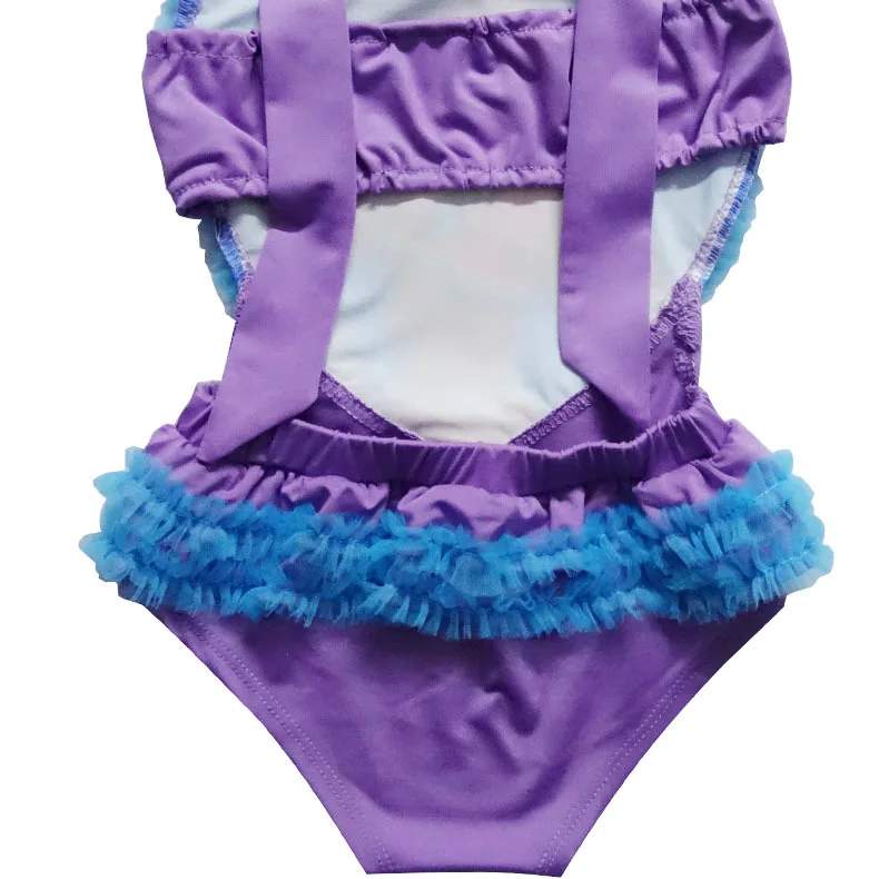 Популярный детский купальный костюм для маленьких девочек ванный комплект с