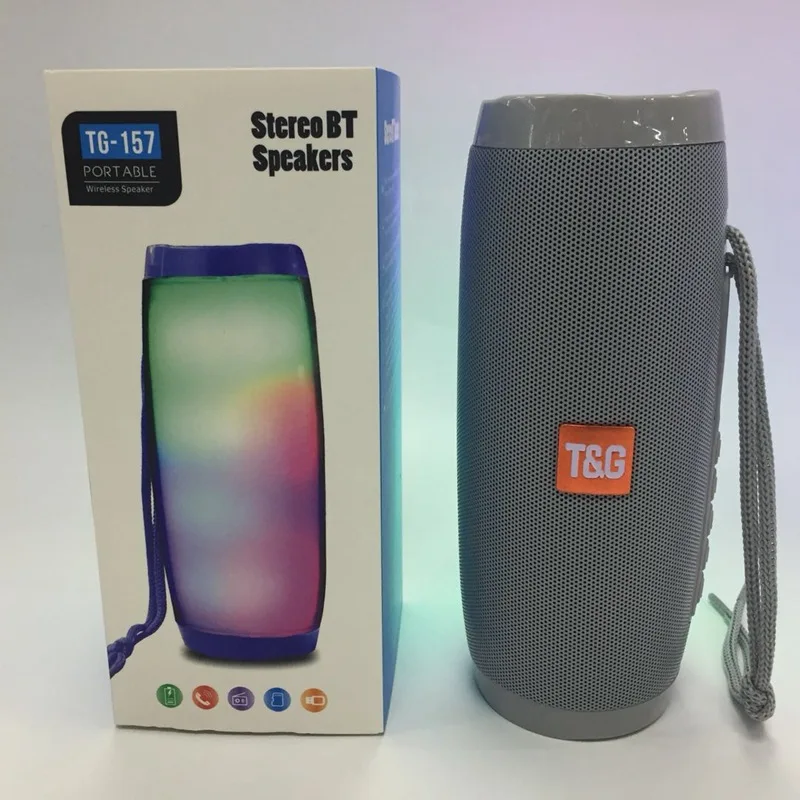 TG157 красочный пульсационный беспроводной Bluetooth динамик открытый красочный светильник карта Instert Bluetooth динамик творческие подарки