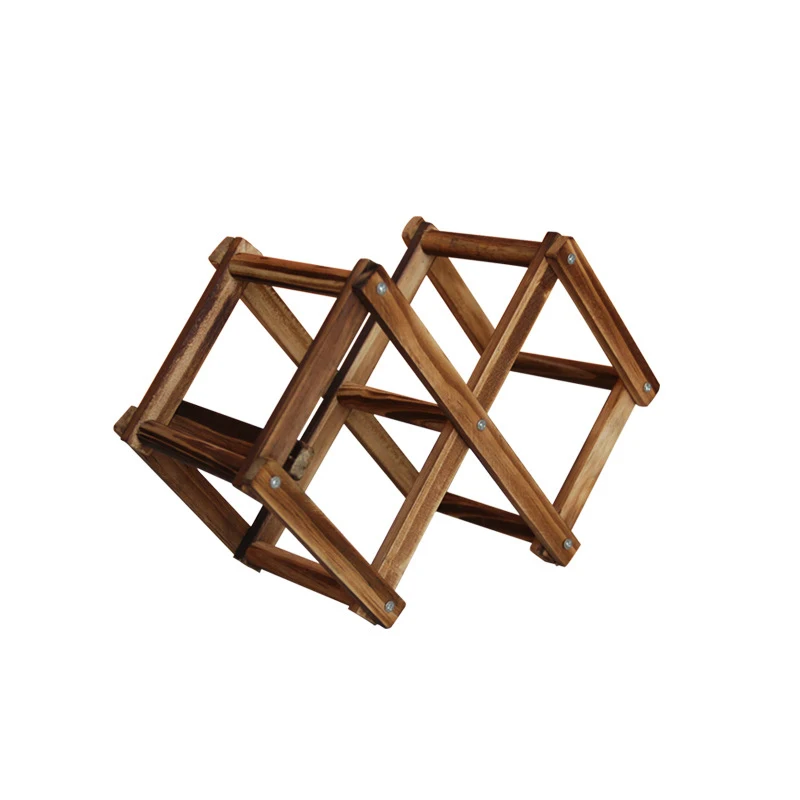 Homadise Ретро стиль твердая деревянная складная Винная стойка для вина Xabinet Home Pine
