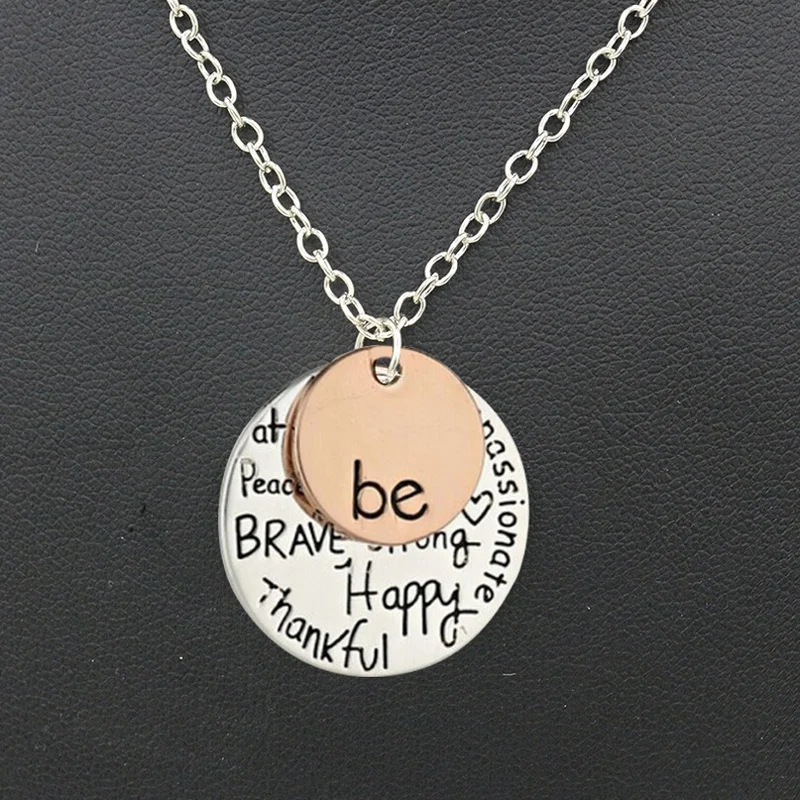 Молодежные украшения диски с надписью Be Happy день рождения выпускной подарки для