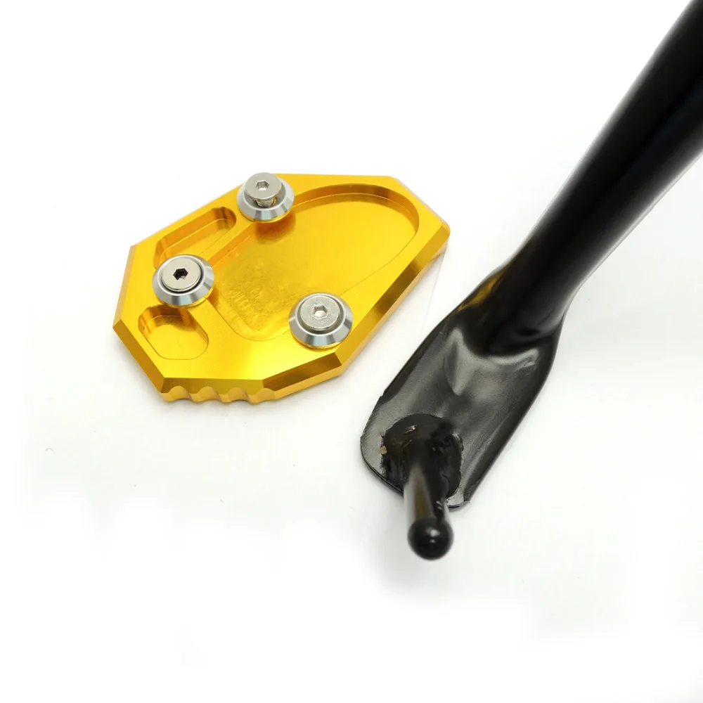 CNC мотоциклетные боковые подставки для Yamaha MT07 MT 07 FZ FZ07 2014 2015 2016 2017|Стойки| |
