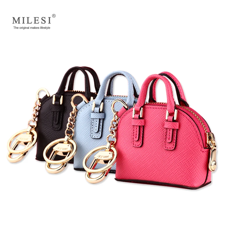 

Milesi Fashion Bag Pendant Women Keychain Lady Handbag Accessories Cute Miniature Handbag for Smart Doll mp373