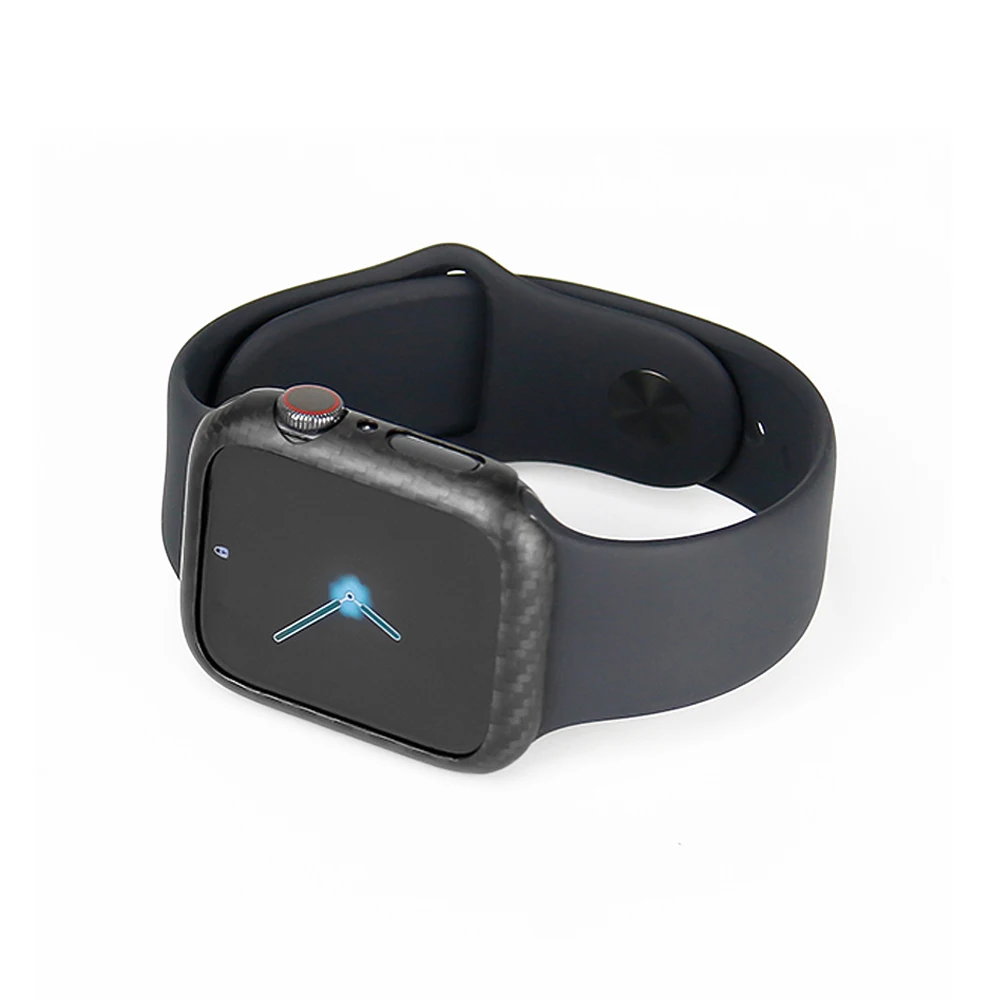 MCASE 2019 роскошный Ультратонкий из настоящего углеродного волокна для Apple Watch серии
