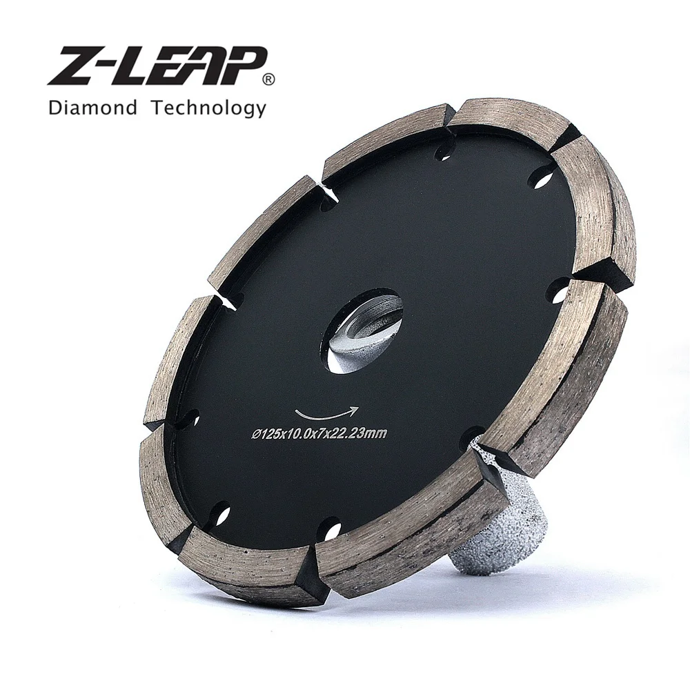 Z-LEAP, 5 дюймов, 10 мм, толщина, Алмазное лезвие Tuck, указывающее лезвие, 125 мм, для бетонной стены, пола, указка, указка, режущий инструмент, режущий... (art.: 7a6e64486) - 7a6e64486