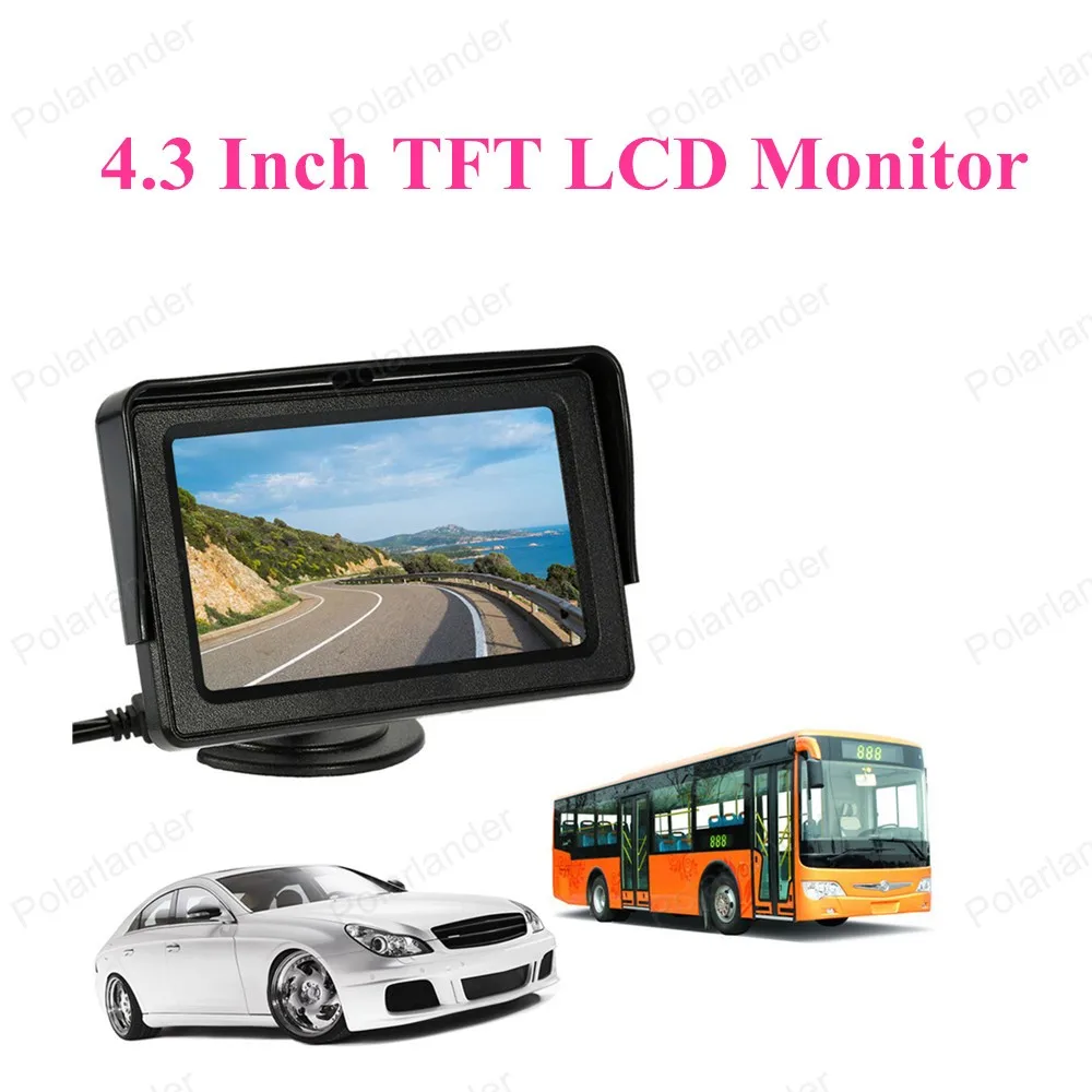 

Новинка! Беспроводная передача видео + мини-камера 4,3 дюйма TFT LCD дисплей Автомобильная резервная система заднего вида