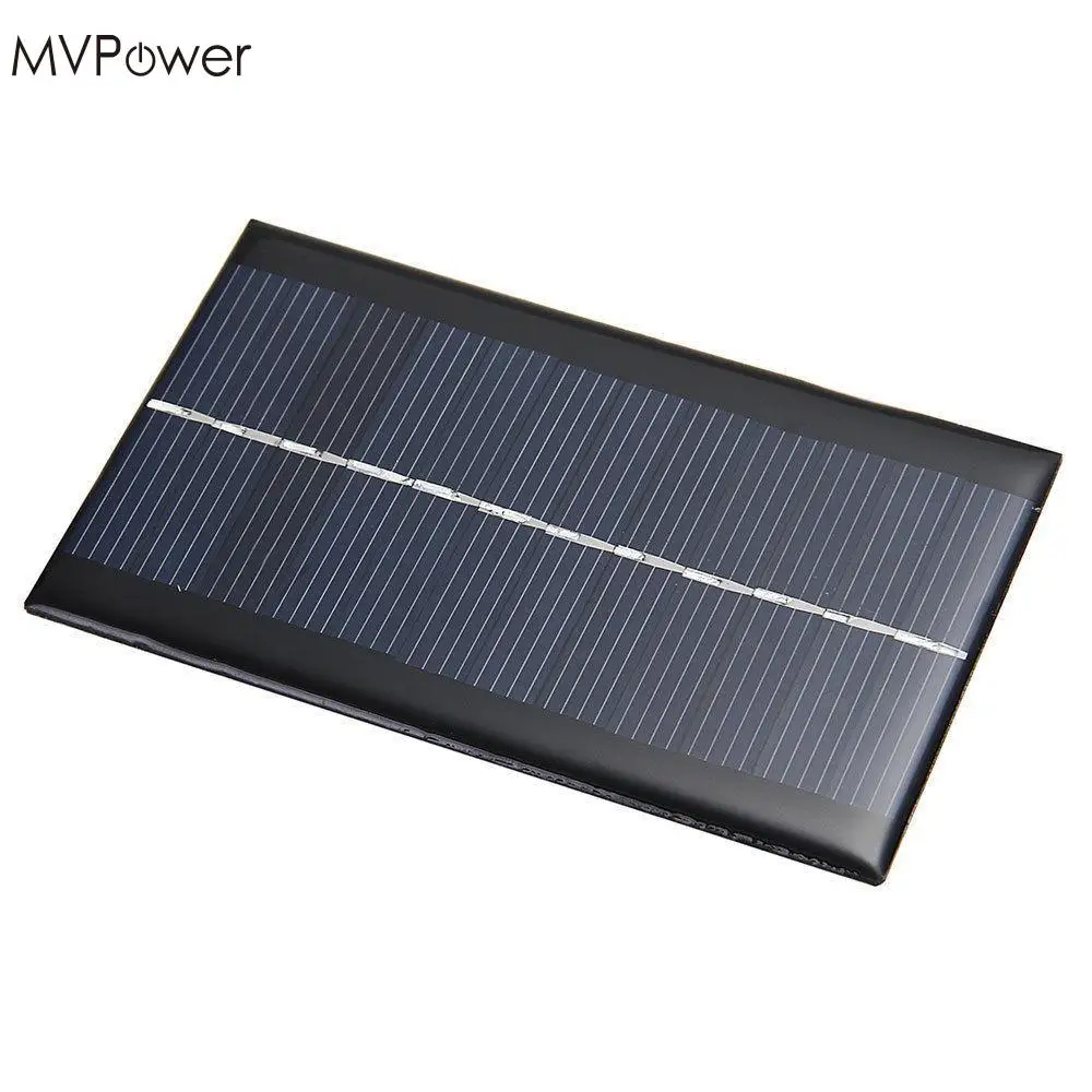 MVpower мини 6 в 1 Вт солнечная панель солнечная система модуль DIY батареи зарядные устройства для мобильных телефонов портативные солнечные батареи зарядка