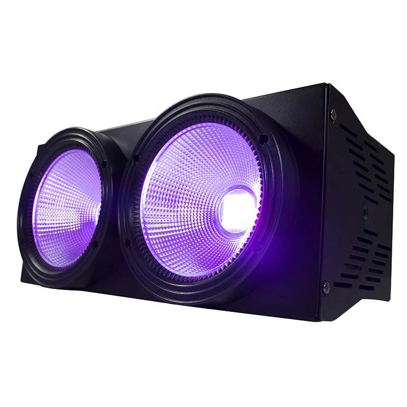2 глаза светодиодный 200 Вт COB Par свет RGBWA+ UV 6в1 DMX 512 освещение для профессиональной большой Театральная сцена зрительское сиденье
