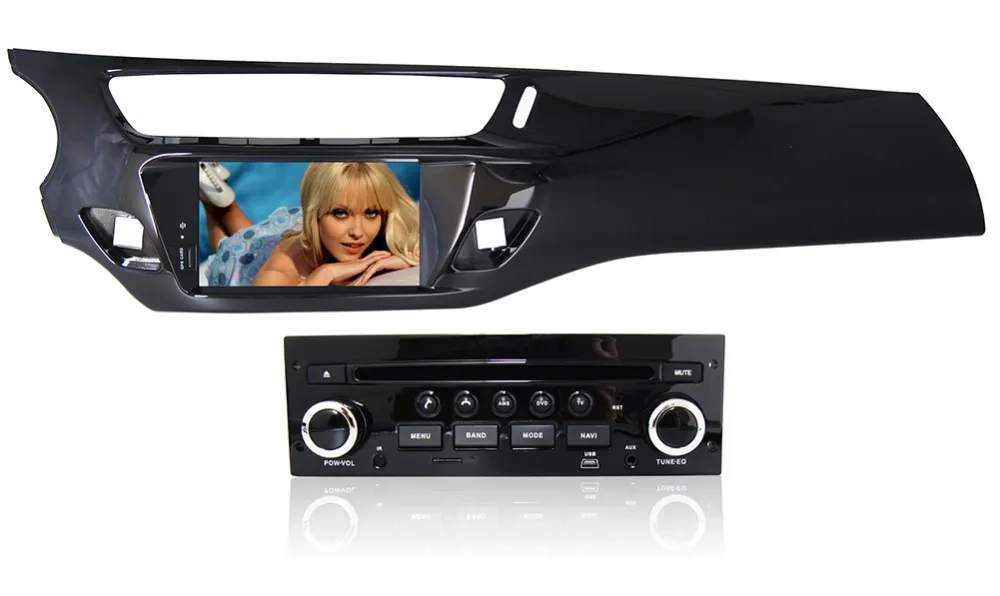 " HD 1024*600 четырехъядерный Android 6.0.1 автомобильный DVD gps Радио Видео Стерео навигация Аудио плеер для Citroen C3 DS3