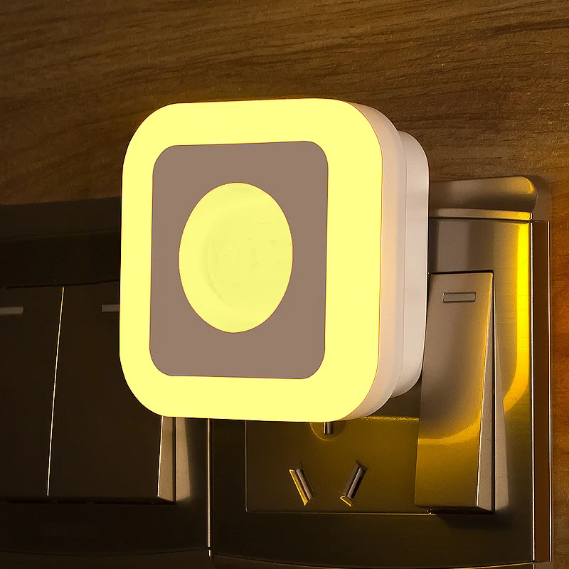 

High quality 220v Light Sensor Control Night Light Auto Sensor Baby Bedroom Wall lamp for bedroom baby room indoor lighting