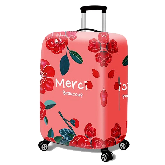 S Luggage Cover SEREQI полосатый дорожный багажный чехол для 18-32 дюймов, чехол для костюма, сумка для путешествий, защитный чехол для багажа, чехол для защиты от пыли, аксессуары для путешествий - Цвет: S Luggage Cover
