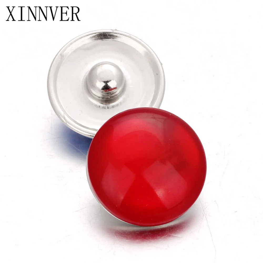 10 шт./лот Случайная Доставка цветные 18 мм опал смола кнопки Pression Bijoux часы для